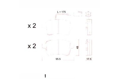 Zimmermann тормозные колодки тормозной. alfa romeo giulietta 10- фото №1