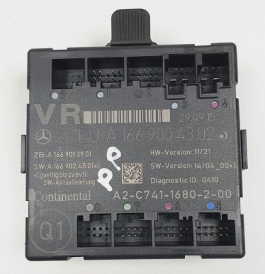 Модуль дверь правый перед mercedes w176 a1669004302 фото №1