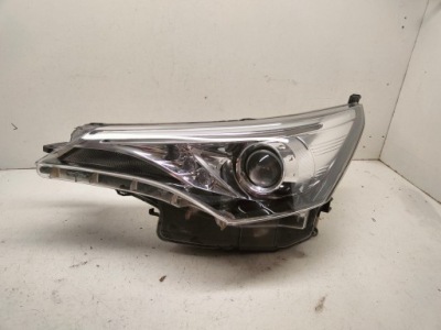 Toyota avensis t27 t29 рестайлинг  линза с led фонарь  левый перед фото №1