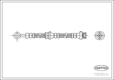 CABLE DE FRENADO FLEXIBLES NISSAN  