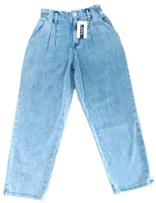 damskie spodnie jeans slouchy M.Sara rozmiar L