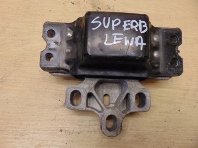 Подушка двигателя кронштейн левая skoda superb ii 2.0 tdi фото №1