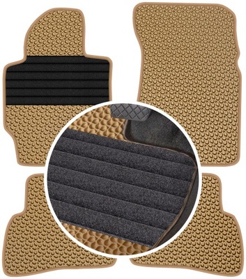 MAZDA XEDOS 6 BERLINA 1992-1999 ALFOMBRILLAS GOMA PARA COCHE EVA COLOR BEIGE  