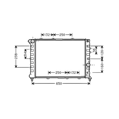 Радіатор alfa romeo 156 03-05 фото №1