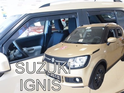 SIDE-WINDOW DEFLECTORS HEKO SUZUKI IGNIS II 5D FROM 2016 4 PCS.  