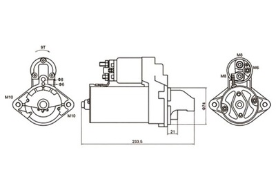 MAGNETI MARELLI STARTERIS 12V BMW 3 E90 E92 E46 E91 5 E60 E61 7 E65 