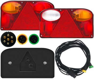 Комплект лампа + жгут 7pin do прицепа – 6+7 функций фото №1