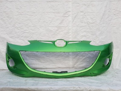 Mazda ii 2 lift 10-14 бампер перед передний фото №1