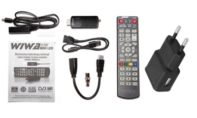 dekoder tuner DVB-T2 STB WIWA H265 HEVC mini LED