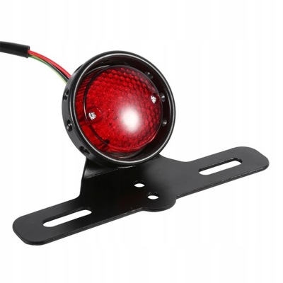 MOTORCYCLE LED RETRO RED REAR HAMULEC STOP  