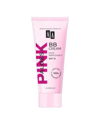 AA ALOES PINK Multinawilżający Krem BB z SPF15 02 Medium 30 ml