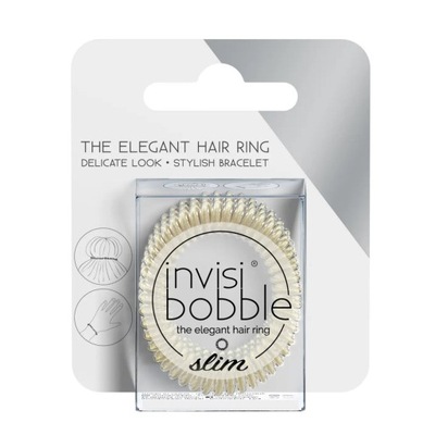 INVISIBOBBLE The Elegant Hair Ring Slim gumki do włosów Stay Gold 3szt