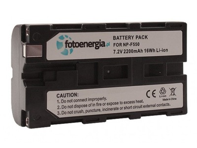 BATERIA AKUMULATOR DO SONY NP-F550 NP-F570 NP-F530 NP-F750 2200MAH