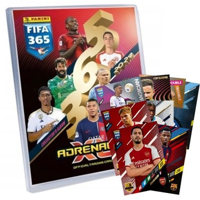 Panini ADRENALYN XL FIFA 365 2024 Album Zestaw 25 Kart Limited