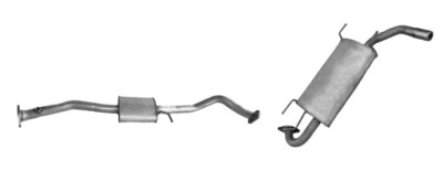 Mazda mx5 1.6 1.8 2000-2005 coupe гасник середній кінцевий фото №1