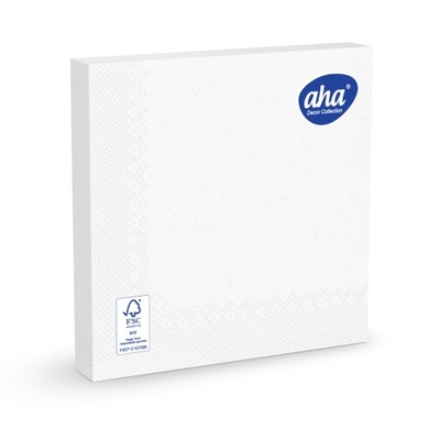 Serwetki papierowe składane białe 20szt 3-warstwy