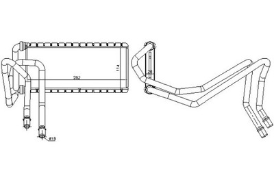 NISSENS CALENTADOR (114X294X26) LAND ROVER DISCOV  