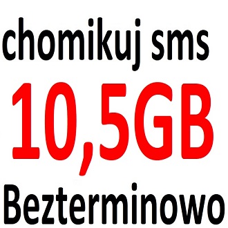 chomikuj transfer sms 10,5 GB wazne bezterminowo automat