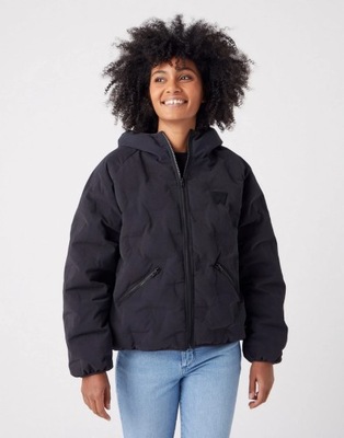 WRANGLER DOWN LOGO PUFFER BLACK W4N0X7100 L