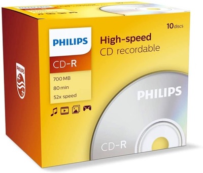 Płyta CD Philips CD-R 700 MB 10 szt.