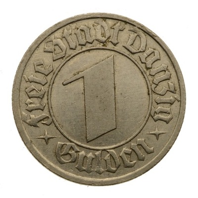 Wolne Miasto Gdańsk - 1 gulden 1932 r. (3)