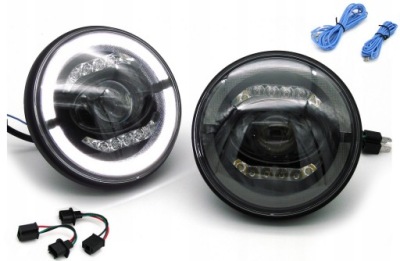 Лампи led jeep wrangler tj jk 7cali світлодіодний full led гомологація ! фото №1