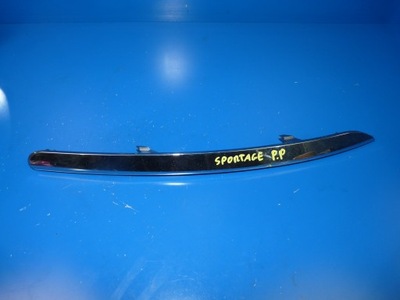 Kia sportage iii молдинг хром бампера правый перед фото №1