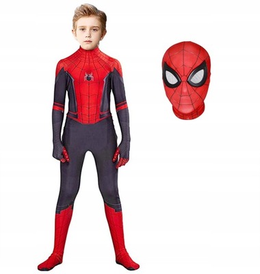 SPIDERMAN Strój Przebranie Maska Kostium 116-122