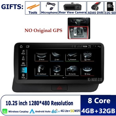 NAVEGACIÓN GPS PARA AUDI Q5 2009-2017 RHD CAR CARPLAY RADIO AUTO ANDROID 13  