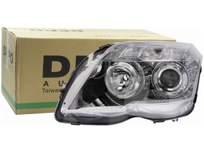 Лампа фара левый mercedes klasa glk 08-15 фото №1