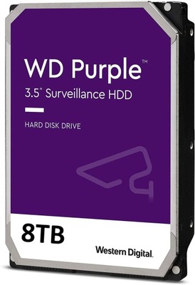 DYSK HDD WD PURPLE WD81PURZ 8TB MONITORING 24/7