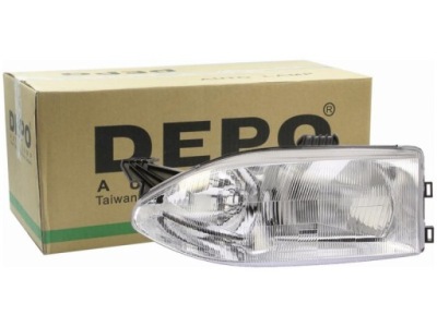 Лампа фара левый fiat palio 96-12 strada 99-06 albea 96-12 фото №1