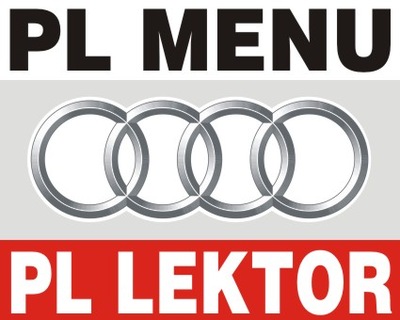 POLSKIE MENU MMI 3G BASIC AUDI A4 A5 Q5 MAPA 2023