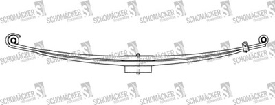 РЕССОРА DAF O.E. 1258691, SCHOMÄCKER 29328000