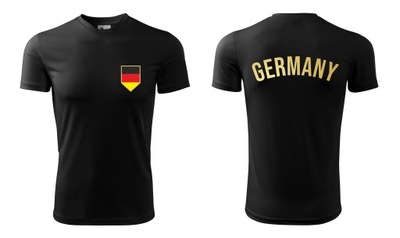 Koszulka Germany Niemcy sportowa dla kibica Reprezentacji Niemiec flaga L