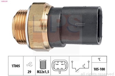 CONMUTADOR DE VENTILADOR OPEL 1-850-241  