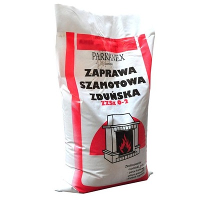 ZAPRAWA SZAMOTOWA SZAMOT DO KOMINKA PIECA 5 KG