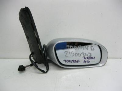 Дзеркало праве vw touran 1t0 6 кабелі фото №1