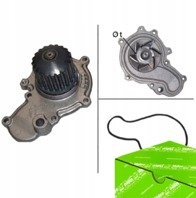 Насос wody valeo do chrysler pt cruiser 2.0 фото №1