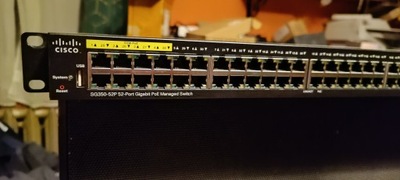 Switch Cisco SG350-52-K9 V03(48x 10/100/1000Mbps)