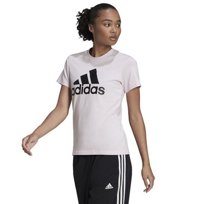 Koszulka adidas Big Logo HC9274 różowy M