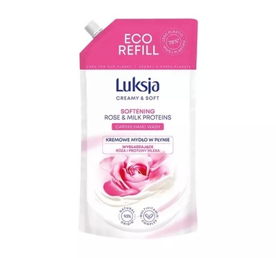 LUKSJA CREAMY SOFT SOFTENING MYDŁO W PŁYNIE REFILL