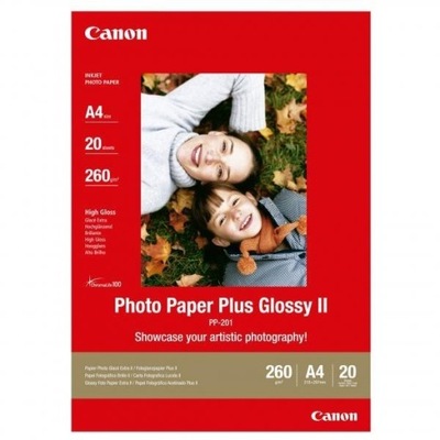 Canon Photo Paper Plus Glossy, foto papier, połysk, biały, A4, 260 g/m2, 20