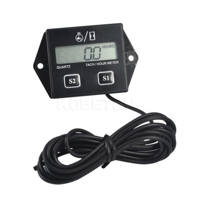 Waterproof Digital Engine Tach Hour Meter Tac 