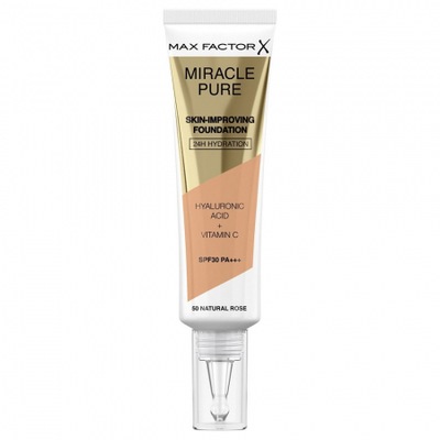 Max Factor Miracle Pure SPF30 Skin-Improving Foundation Podkład 50 Natural