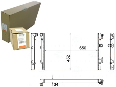 Behr hella радіатор wody seat alhambra 1.4 tsi 7 фото №1