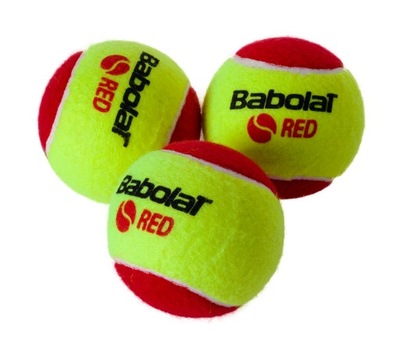 PIŁKI TENISOWE BABOLAT RED FELT DO NAUKI 3 SZTUKI