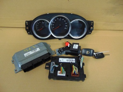 Бортовий комп'ютер набір лічильник dacia 1.6 sce 237106933r фото №1