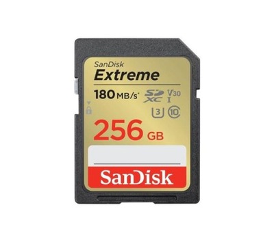 Karta pamięci SanDisk SDXC 256GB Extreme 180/130MB