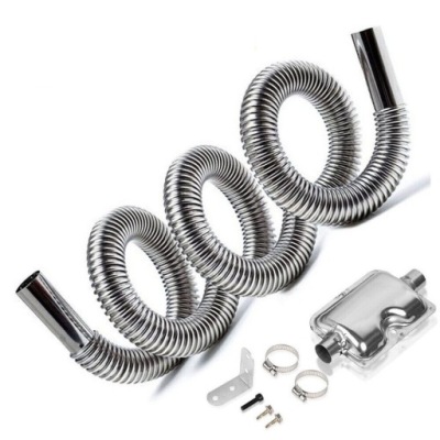 Wąż выпускной труба выхлопная выхлопных газов отопления стояночного 3m с глушителем фото №1